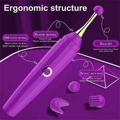 High-Frequency Clit Vibrator Purple