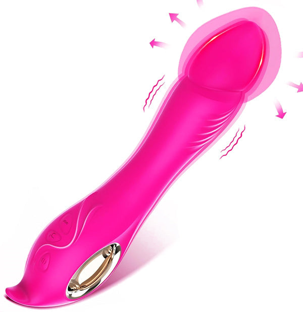 Inflatable Dildo Vibrators Purple