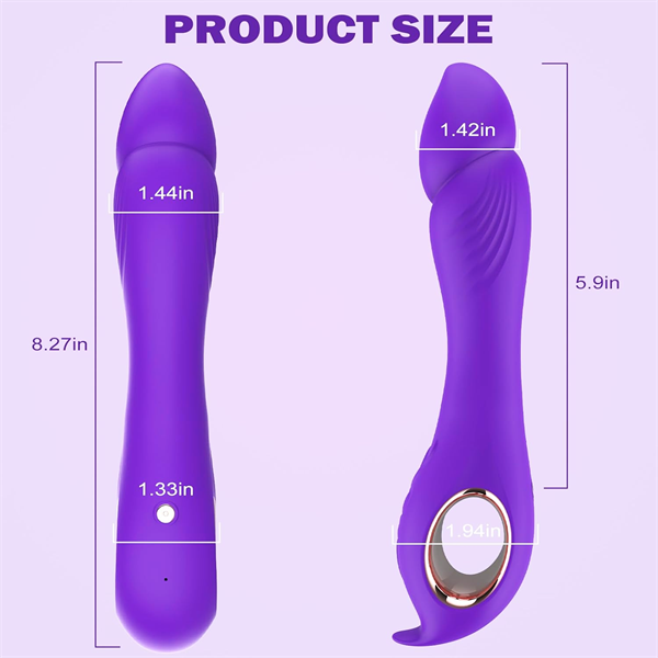Inflatable Dildo Vibrators Purple