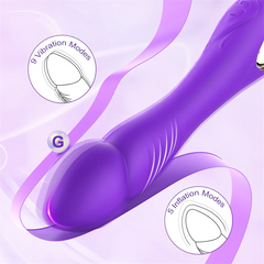 Inflatable Dildo Vibrators Purple