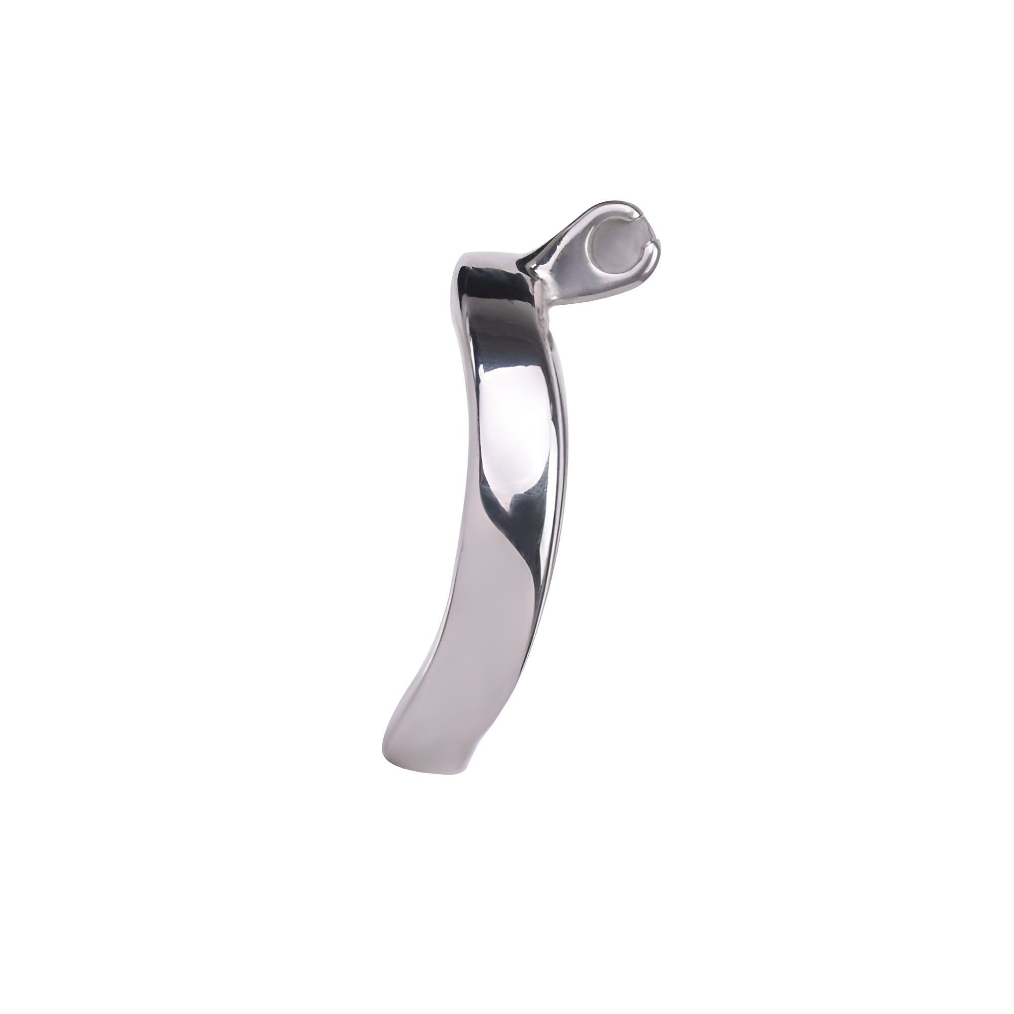 304 Stainless Steel Replacement Base Rings for Metal Chastity Cages - Circular, Curved & Strap-Ready K-01-K-04