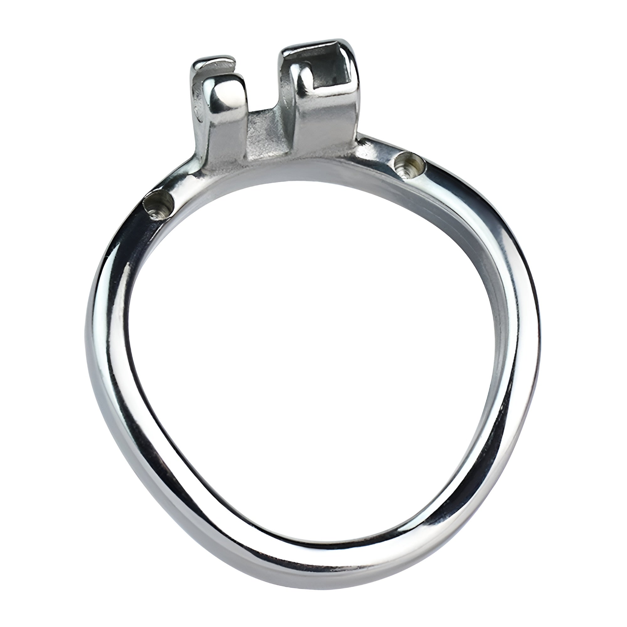 304 Stainless Steel Replacement Base Rings for Metal Chastity Cages - Circular, Curved & Strap-Ready K-01-K-04