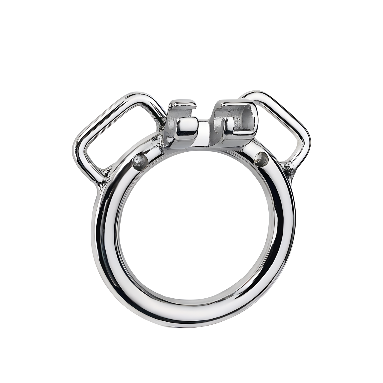 304 Stainless Steel Replacement Base Rings for Metal Chastity Cages - Circular, Curved & Strap-Ready K-01-K-04
