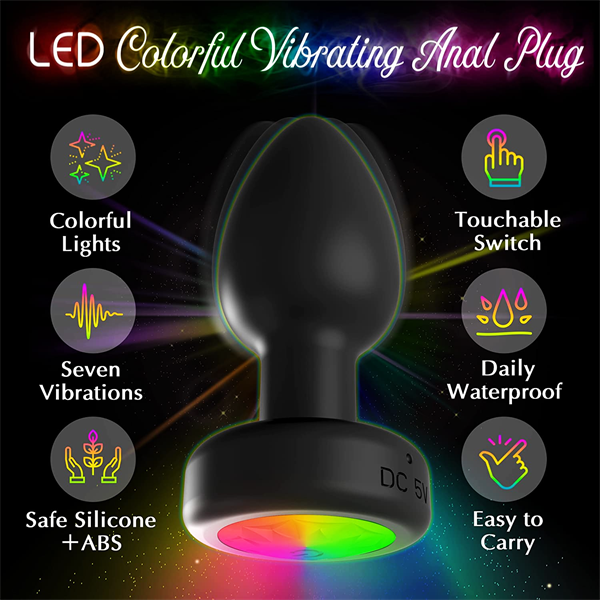 LED Light Up Anal Vibrator
