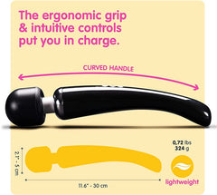 Large AV Wand Vibrator Black