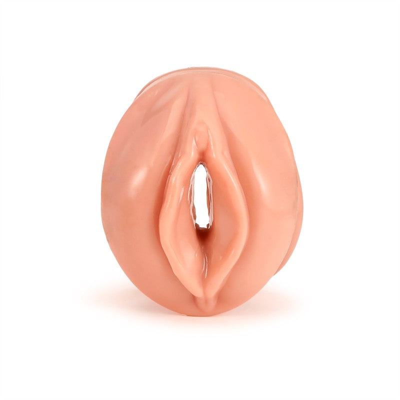 Small Faux Labia Silicone Chastity Cage with Resin Inner Cage