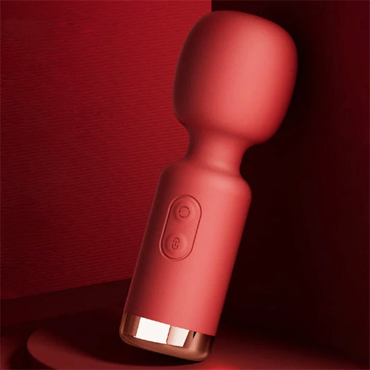 Mini AV Wand Vibrator Black