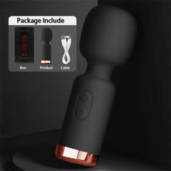 Mini AV Wand Vibrator Hot Pink