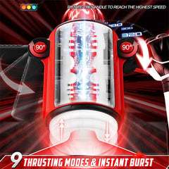 Male Masturbator with Upgraded 9 Thrusting & 9 Vibration Modes