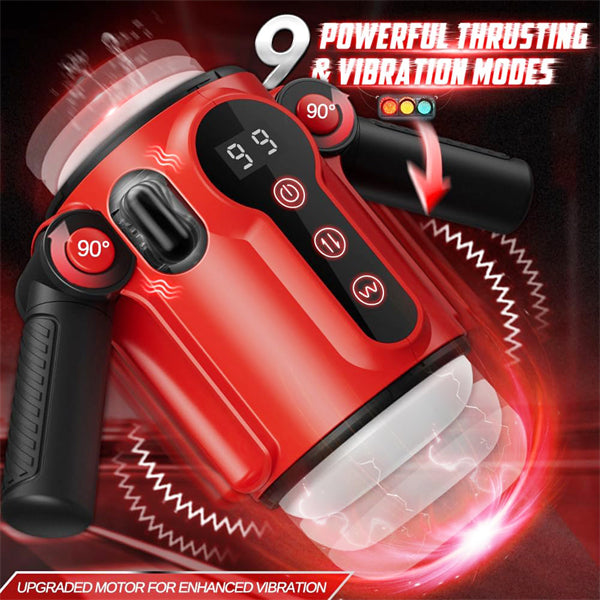 Male Masturbator with Upgraded 9 Thrusting & 9 Vibration Modes