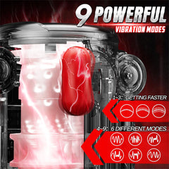 Male Masturbator with Upgraded 9 Thrusting & 9 Vibration Modes