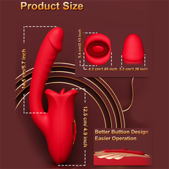 Mouth Biting Vibrator with G Spot Wand Vibrator