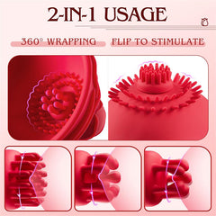Nipple Toys Rotation Sucking Stimulator Rose Sex Toy