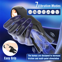 Penis Trainer with 6 Barbel Tentacles Particles