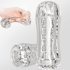 Portable Transparent Pocket Pussy Stroker
