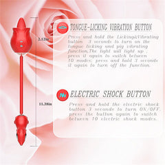 Electric Shock Rose Dildo Moshe
