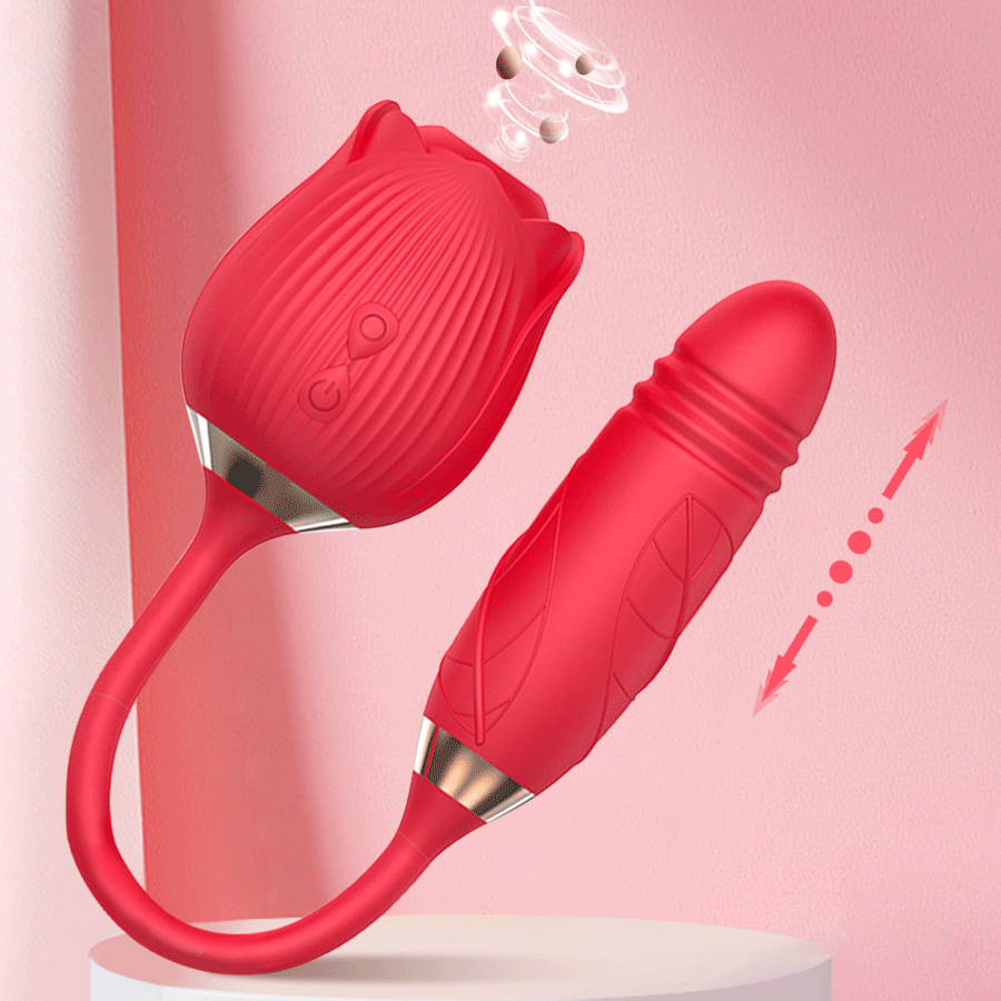 Rose Toy With Thrusting Dildo Jasmine