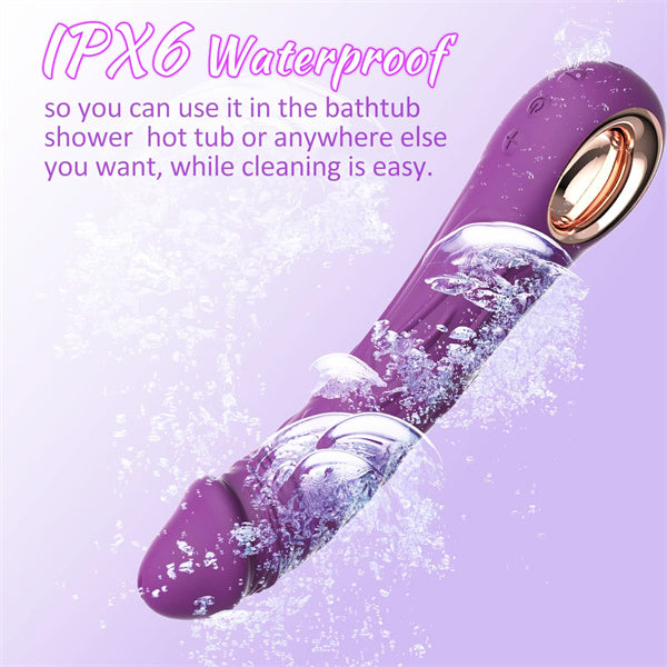 Realistic Dildo Vibrator Purple