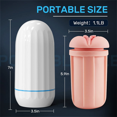 Realistic Pocket Pussy Stroker with Strong Suctions