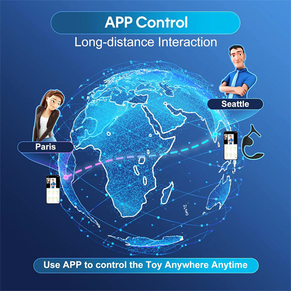 2IN1 Remote Control Cock Ring & Anal Vibrator with App