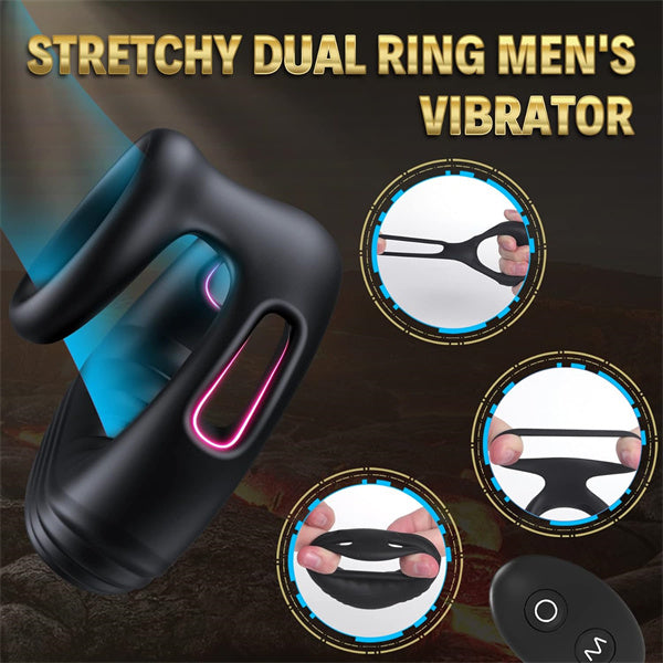 Remote Control Penis Vibrator Black