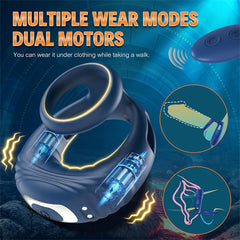 Remote Control Penis Vibrator Blue