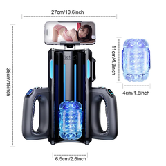 Rocket Launcher With Handphone Holder Masturbator Male Masturbation Machine & Male Stroker