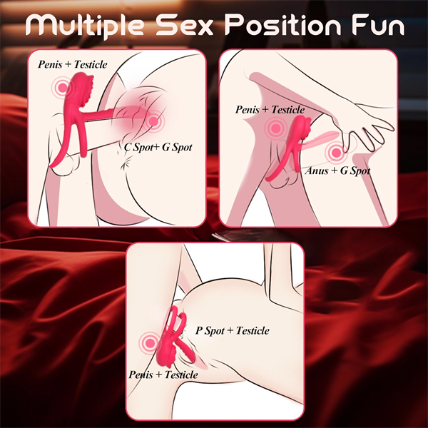 Rose Vibrating Cock Ring PRO2