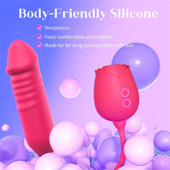Rose Sex Toy with Thrusting G Spot Vibrators 2025