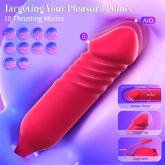 Rose Sex Toy with Thrusting G Spot Vibrators 2025