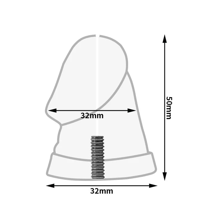 304 Stainless Steel Inverted Chastity Cage with Detachable Silicone Dildo Head