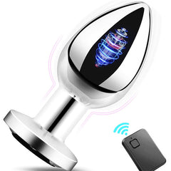 Stainless Steel Anal Vibrator Rainbow
