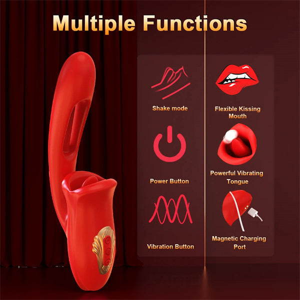 Tapping & Slapping Mouth Biting Vibrators