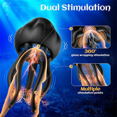 10 Vibrating Jellyfish Male Vibrator for Penis