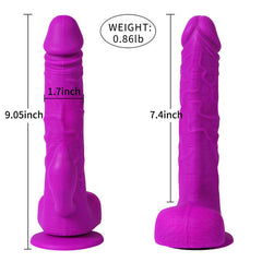 Remote Control Thrusting Telescopic Rotating Dildo