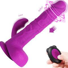 Remote Control Thrusting Telescopic Rotating Dildo