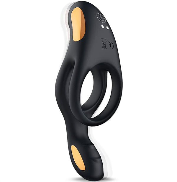 Vibrating Cock Ring with Clitoral Vibrator