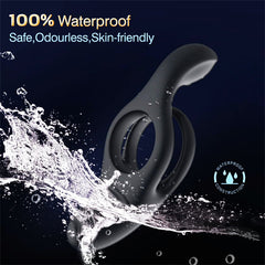 Vibrating Cock Ring with Clitoral Vibrator