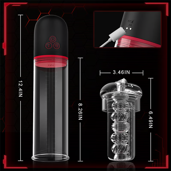 9 Mode Vibration Suction Penis Pump