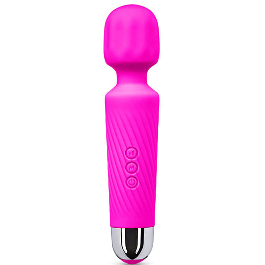 Colorful AV Wand Vibrator Hot Pink