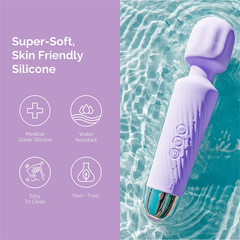 Colorful AV Wand Vibrator Light Purple