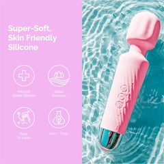 Colorful AV Wand Vibrator Pink