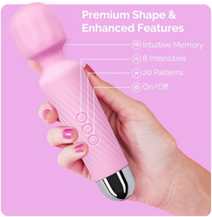 Colorful AV Wand Vibrator Pink