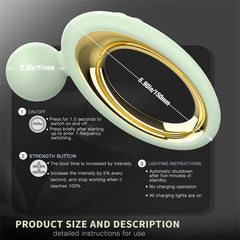 Zero AV Wand Vibrator Green