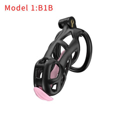 Black B1B resin cage with integrated lock