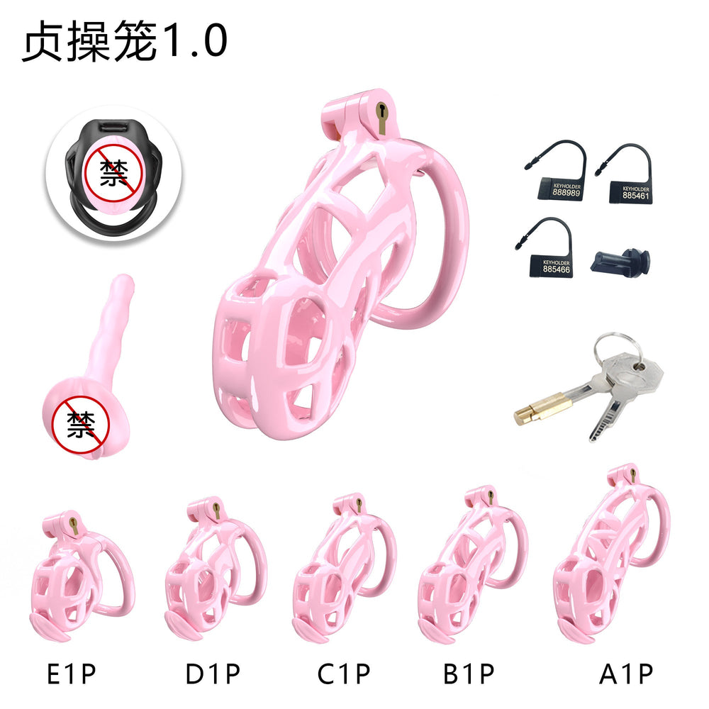 Pink A1 through E1 resin cage size set with accessories