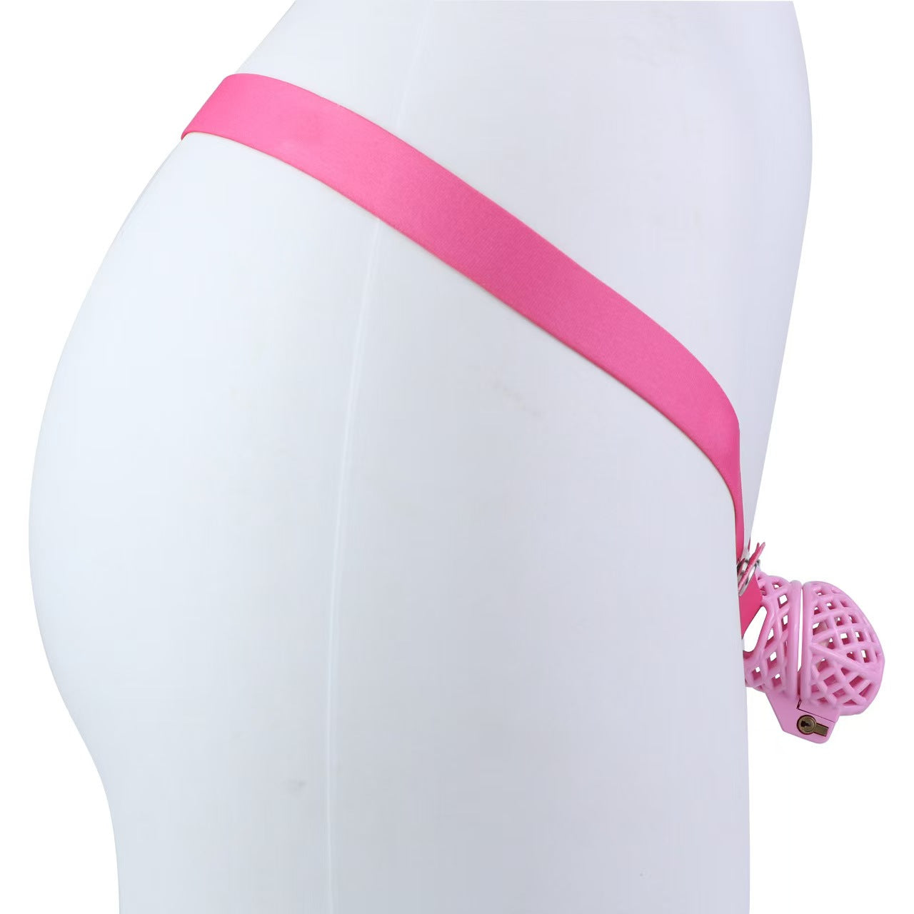 Ringless Birdcage ABS Chastity Device with Optional Belt