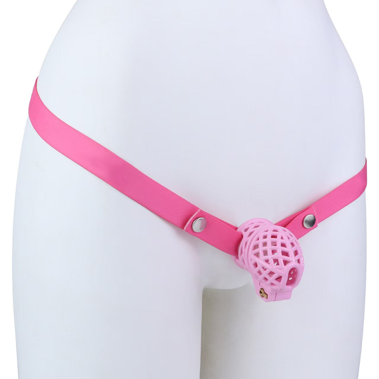 Ringless Birdcage ABS Chastity Device with Optional Belt
