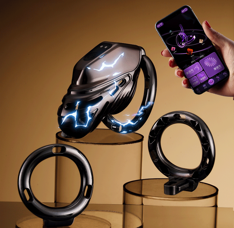Electric Eel Stimulation Chastity Cage