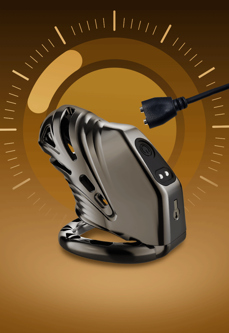 Electric Eel Stimulation Chastity Cage